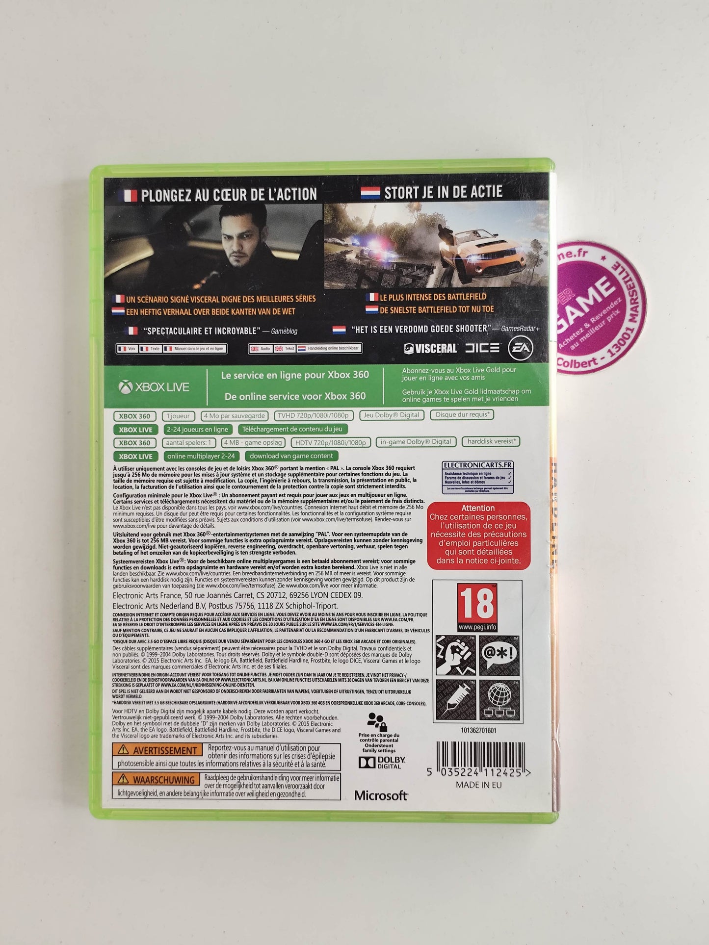 BATTLEFIELD HARDLINE - XBOX360