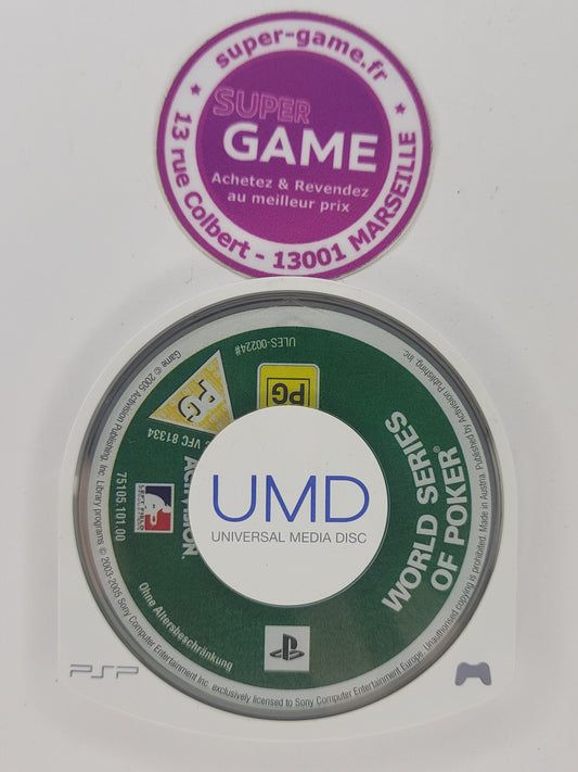 WORLD SERIES OF POKER - sans boite - PSP