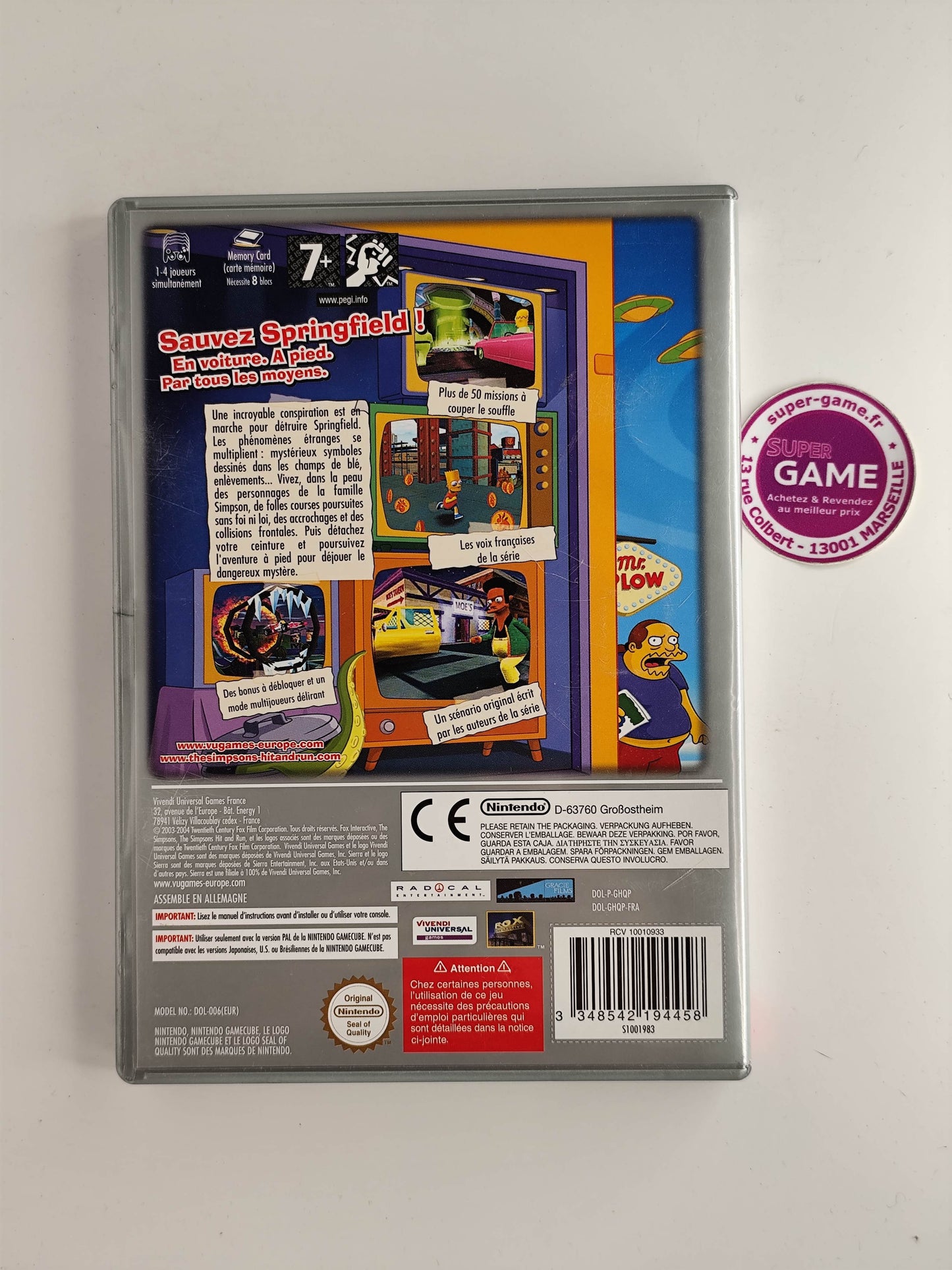 LES SIMPSONS HIT & RUN CDJ - GameCube