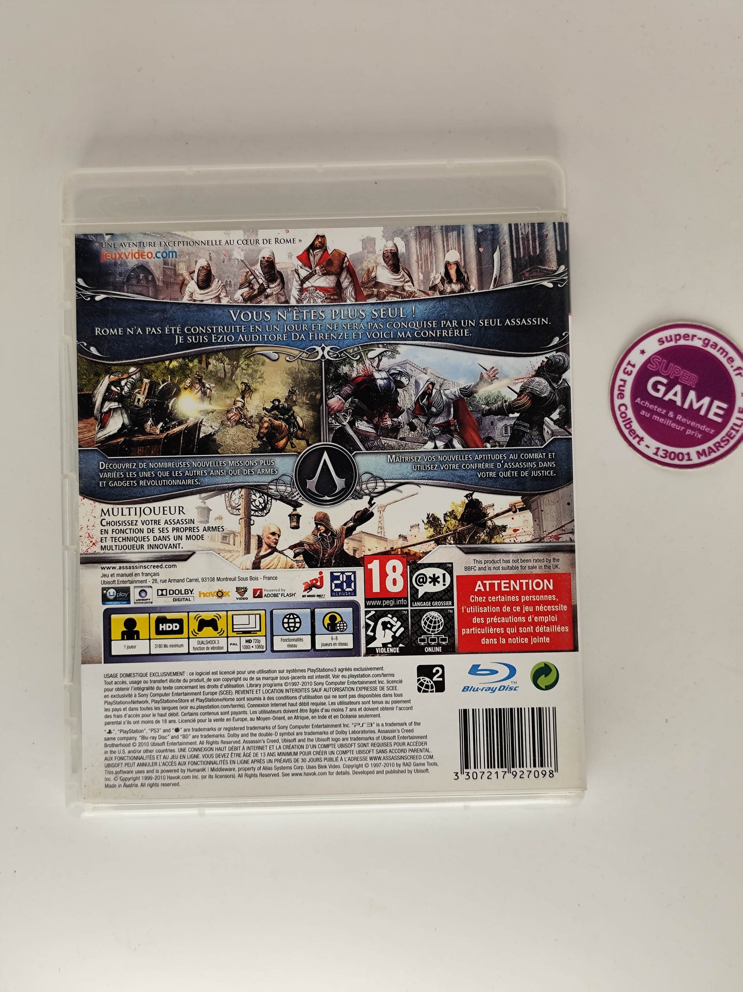 ASSASSIN'S CREED BROTHERHOOD - PS3
