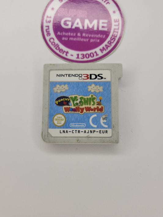 POOCHY & YOSHI'S WOOLY WORLD - sans boite - 3DS