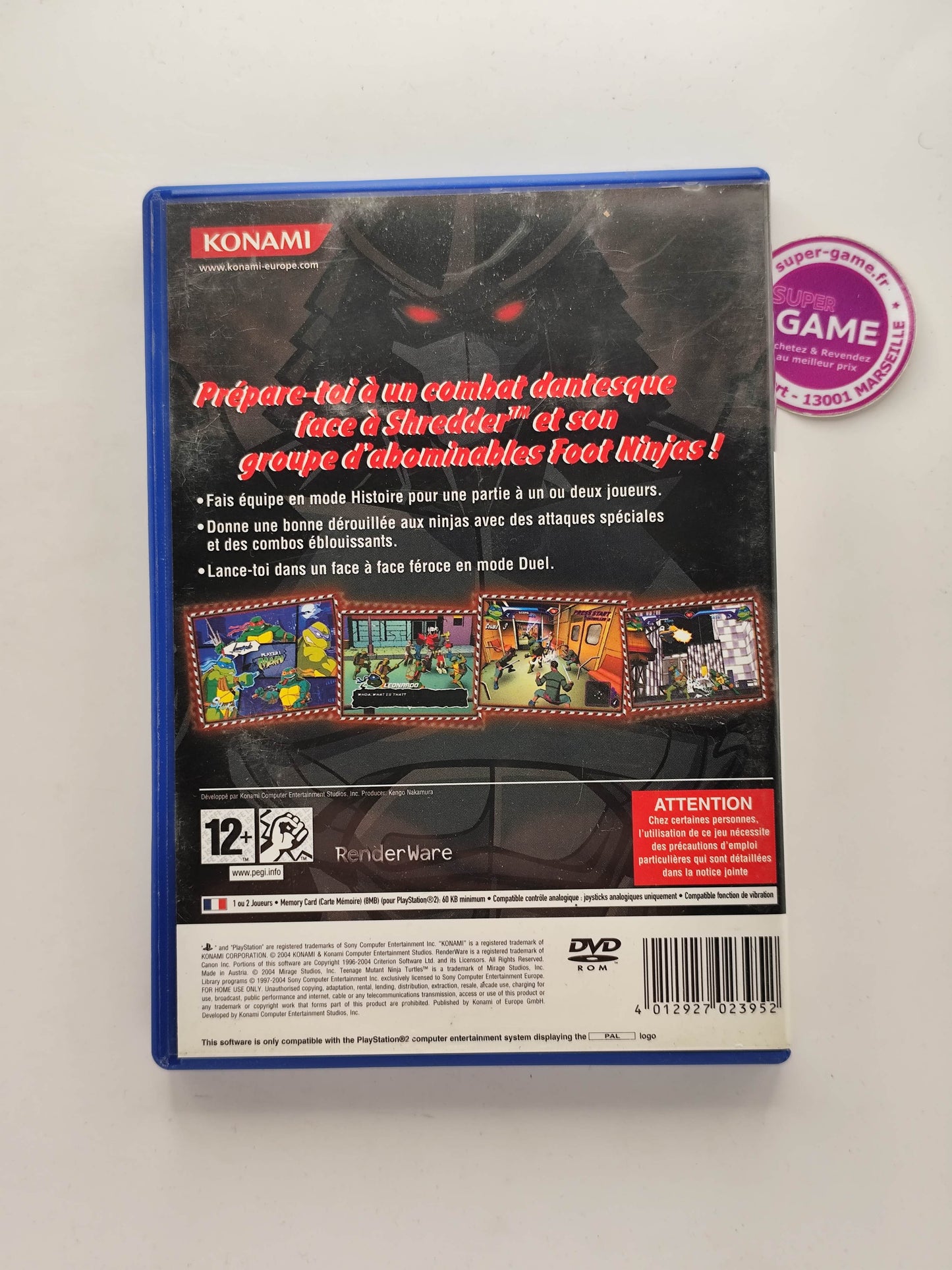 TEENAGE MUTANT NINJA TURTLES - PS2