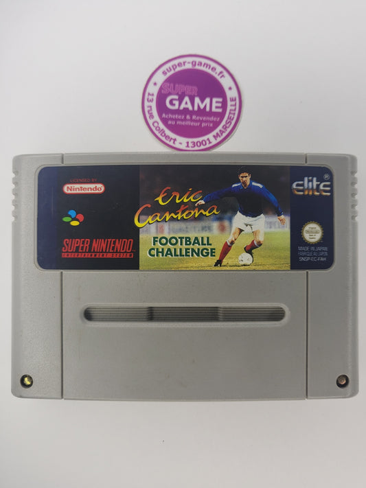 ERIC CANTONA FOOTBALL CHALLENGE - sans boite - SNES