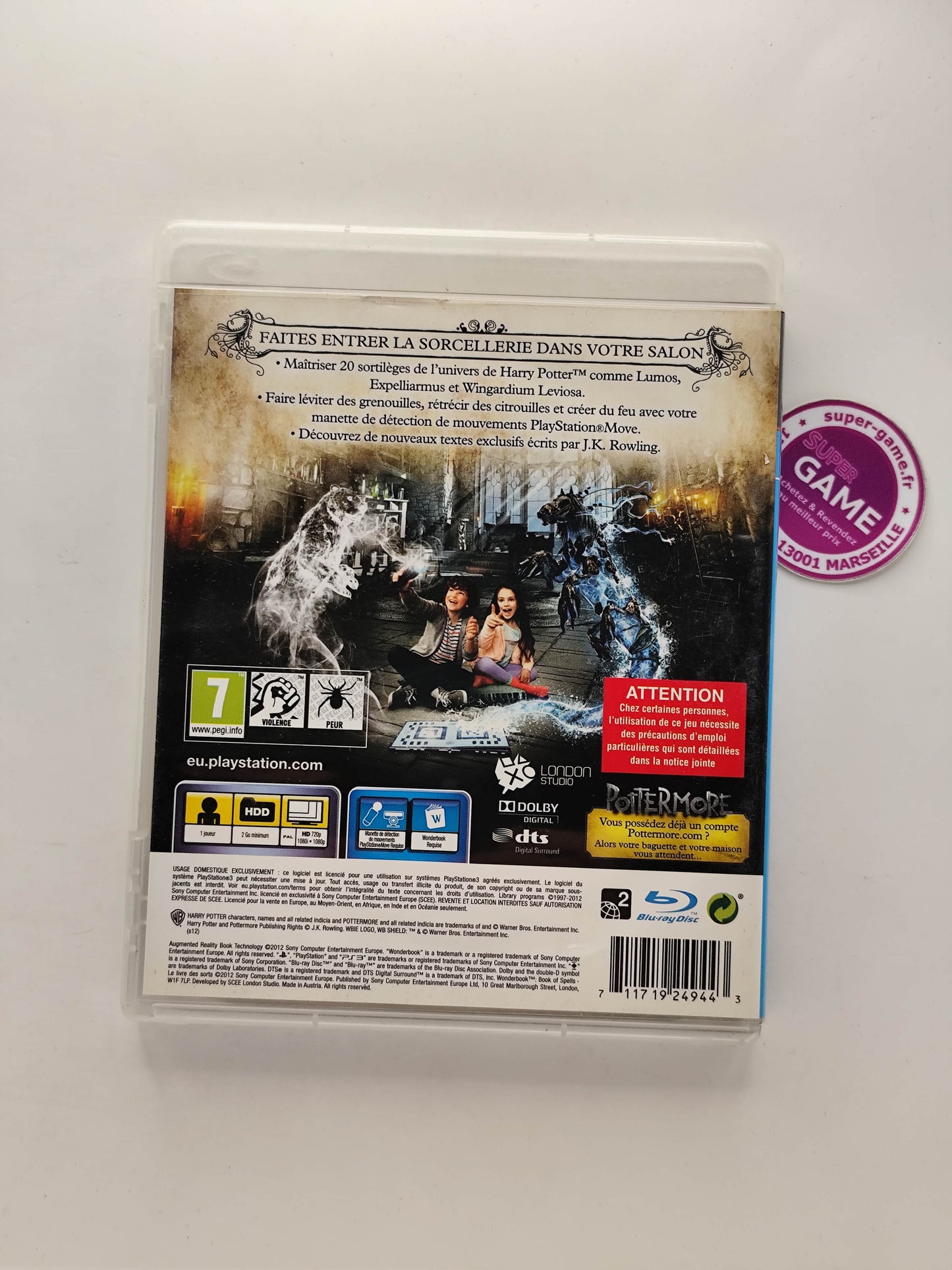 WONDERBOOK BOOK OF SPELLS, LE LIVRE DES SORTS - PS3
