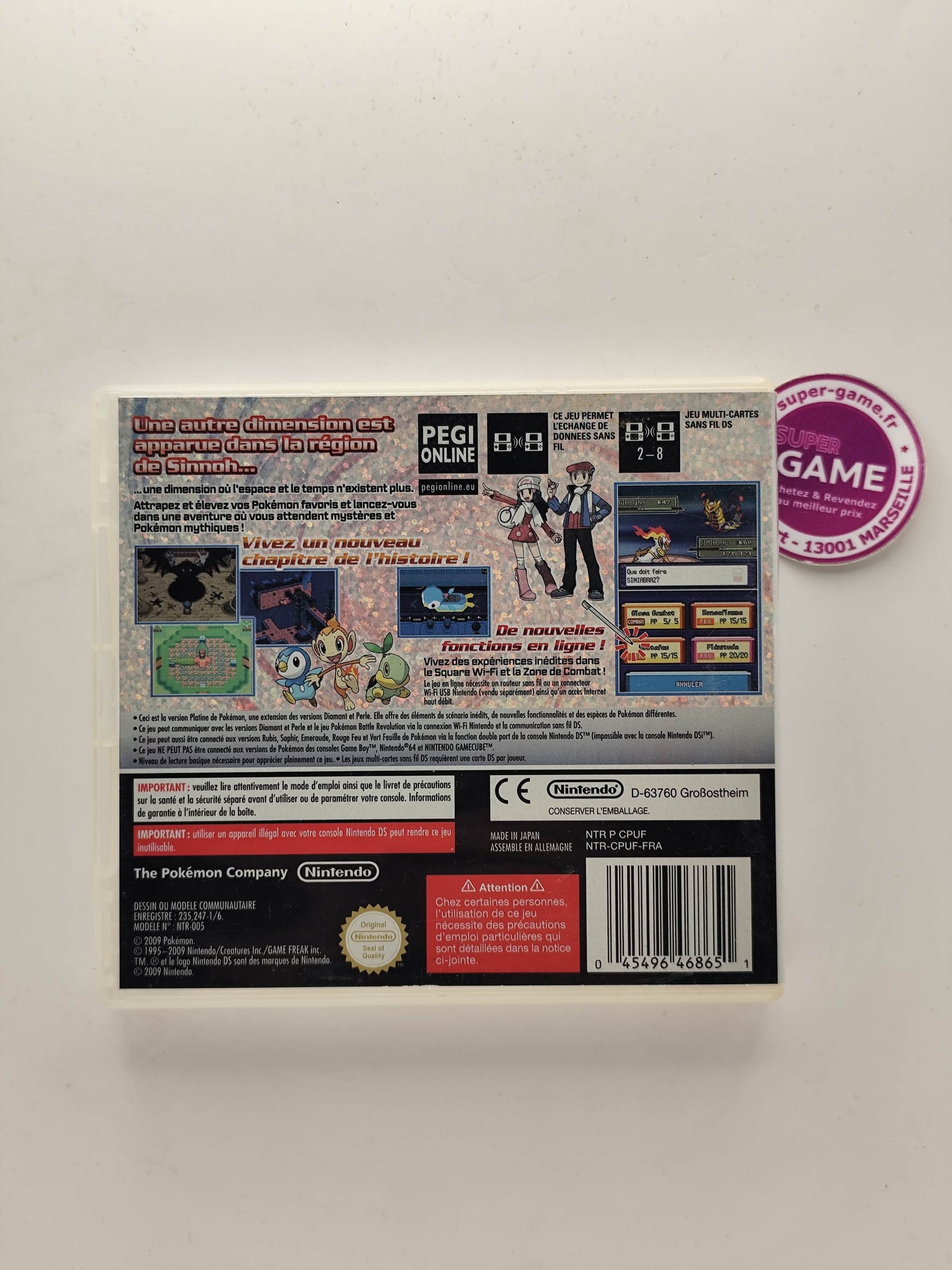 POKEMON VERSION PLATINE - DS