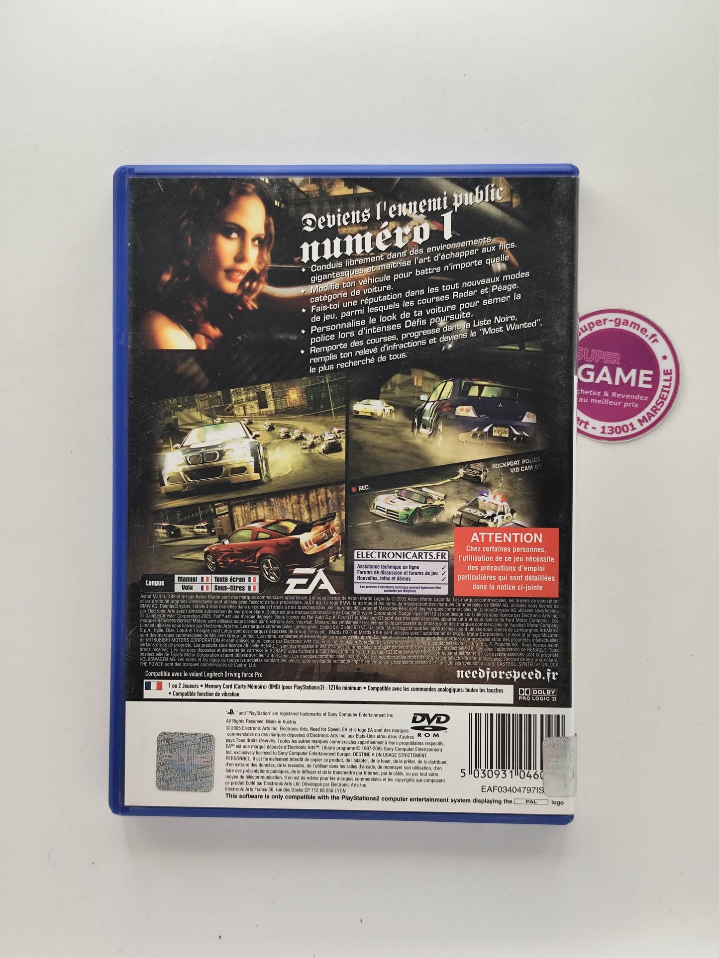 NEED FOR SPEED MOST WANTED - PS2