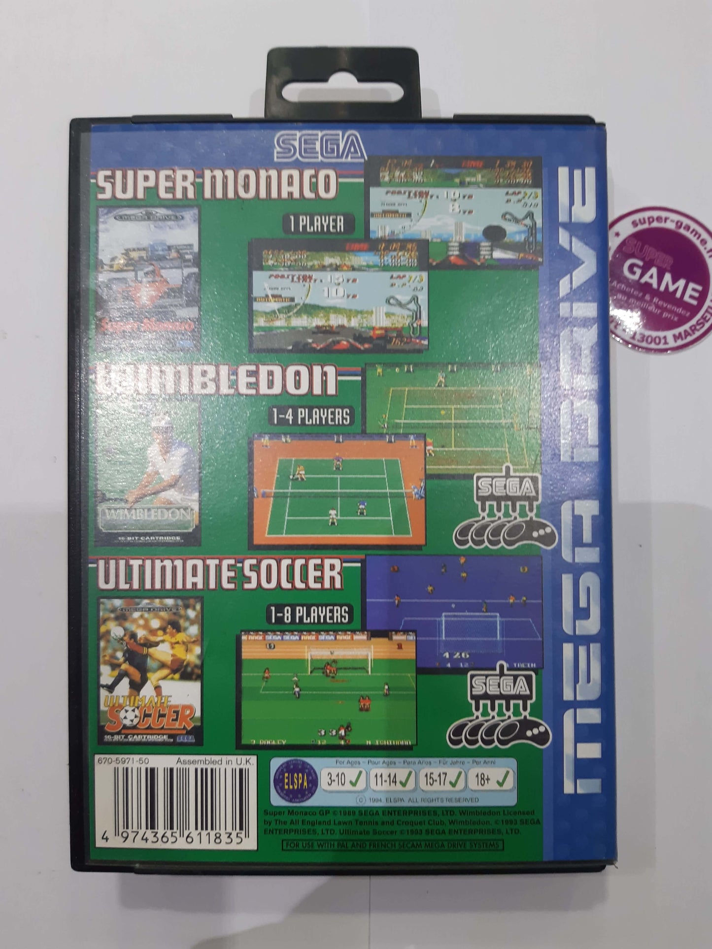 Super Monaco - Wimbledon - Ultimate Soccer COMPIL