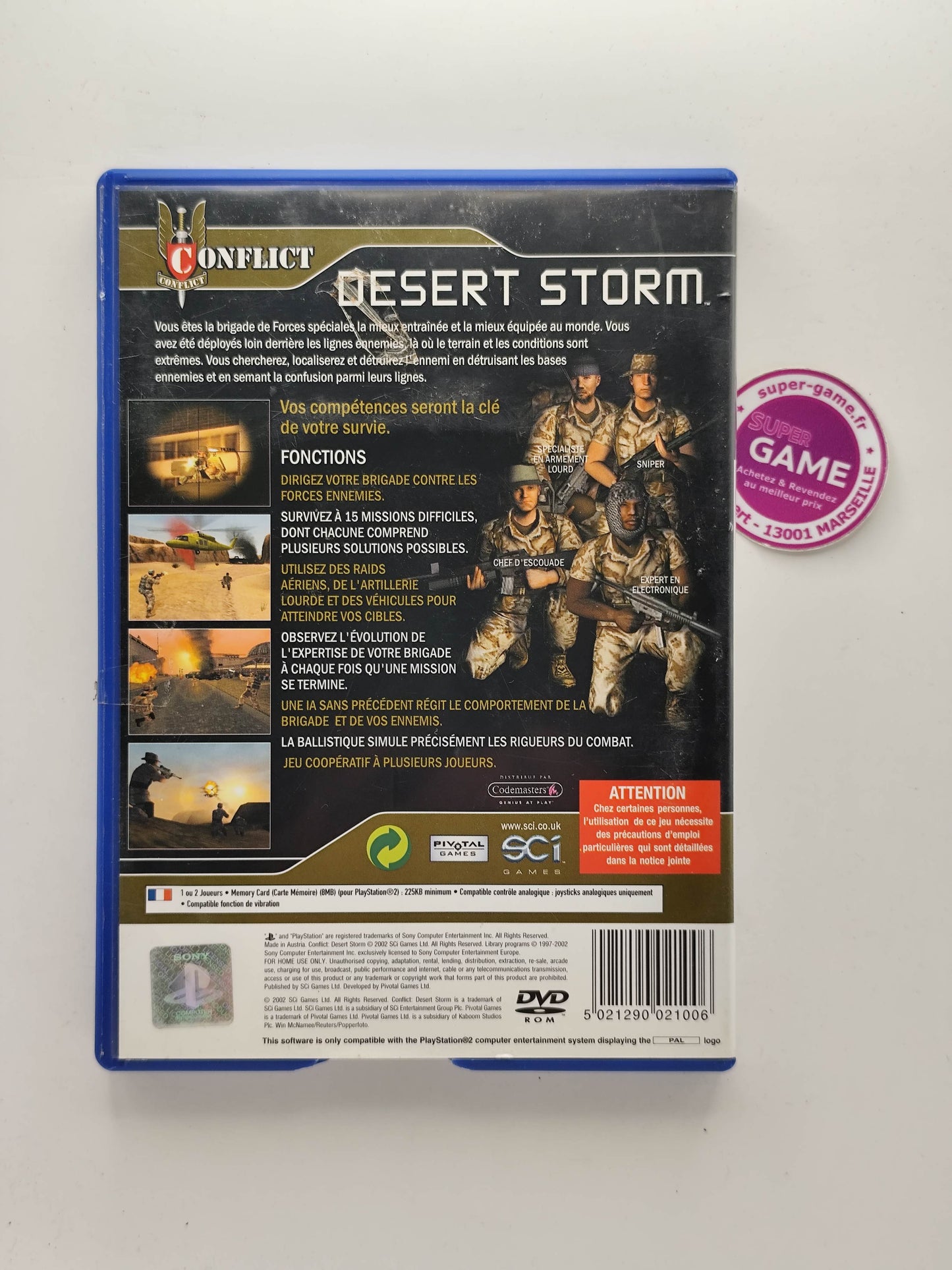 CONFLICT DESERT STORM - PS2