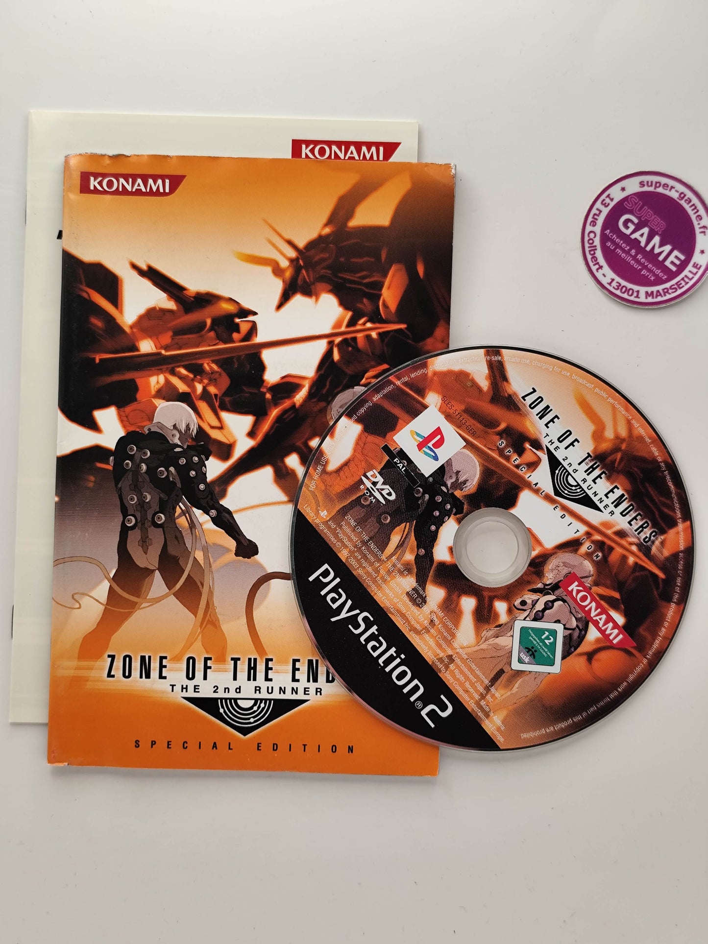 ZONE OF THE ENDERS THE 2ND RUNNER - PS2