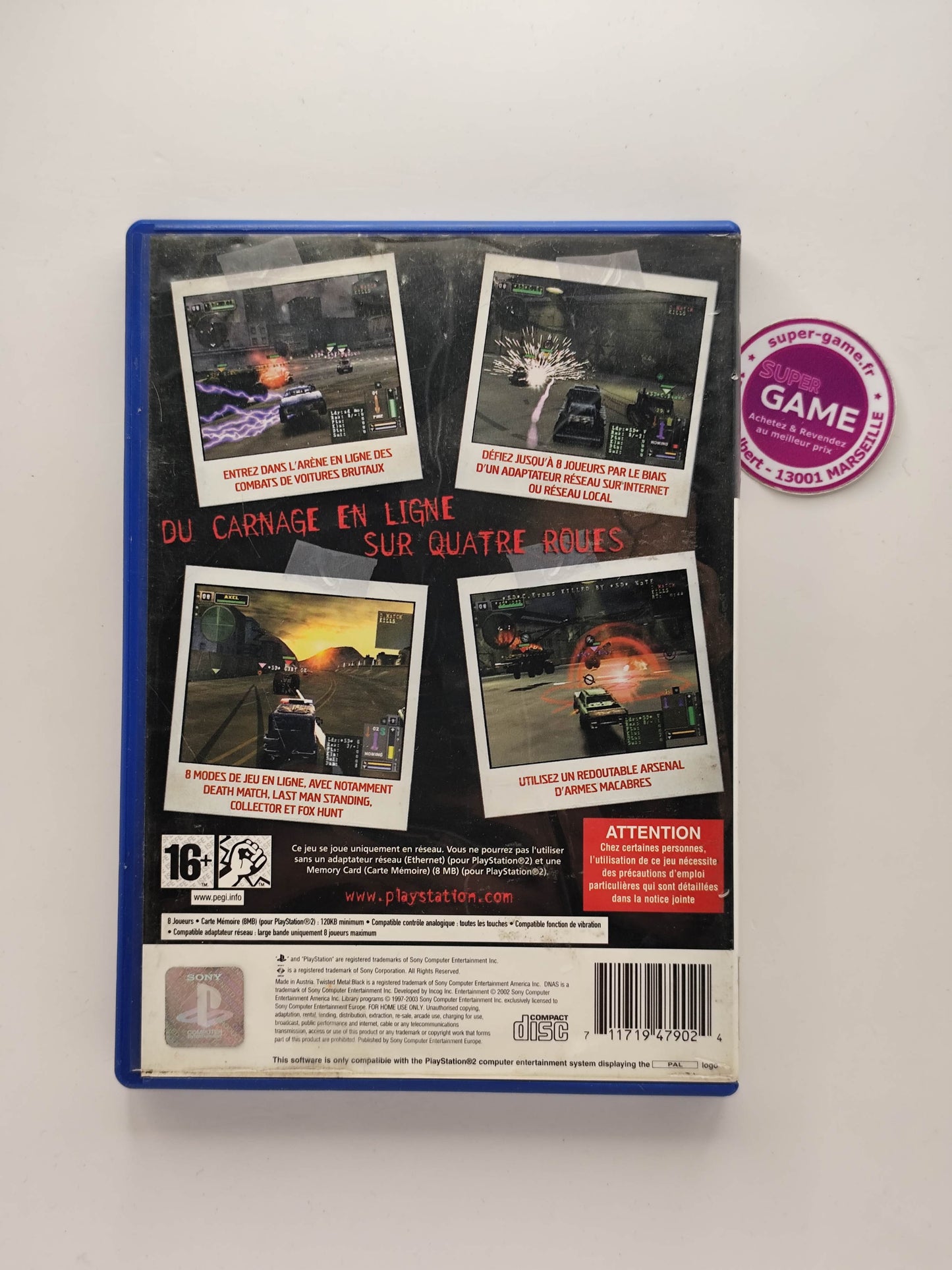 TWISTED METAL BLACK ONLINE - PS2