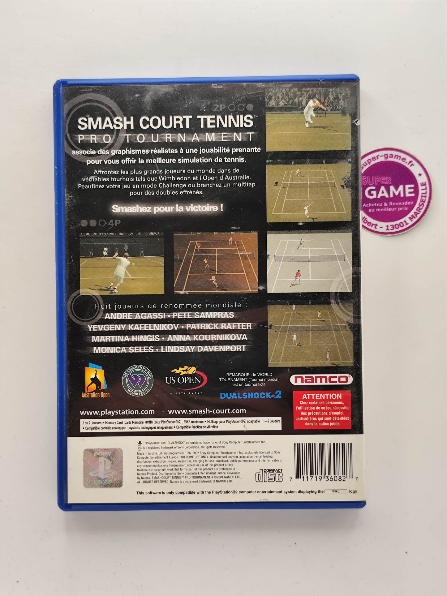 SMASH COURT TENNIS PRO TOURNAMENT - PS2
