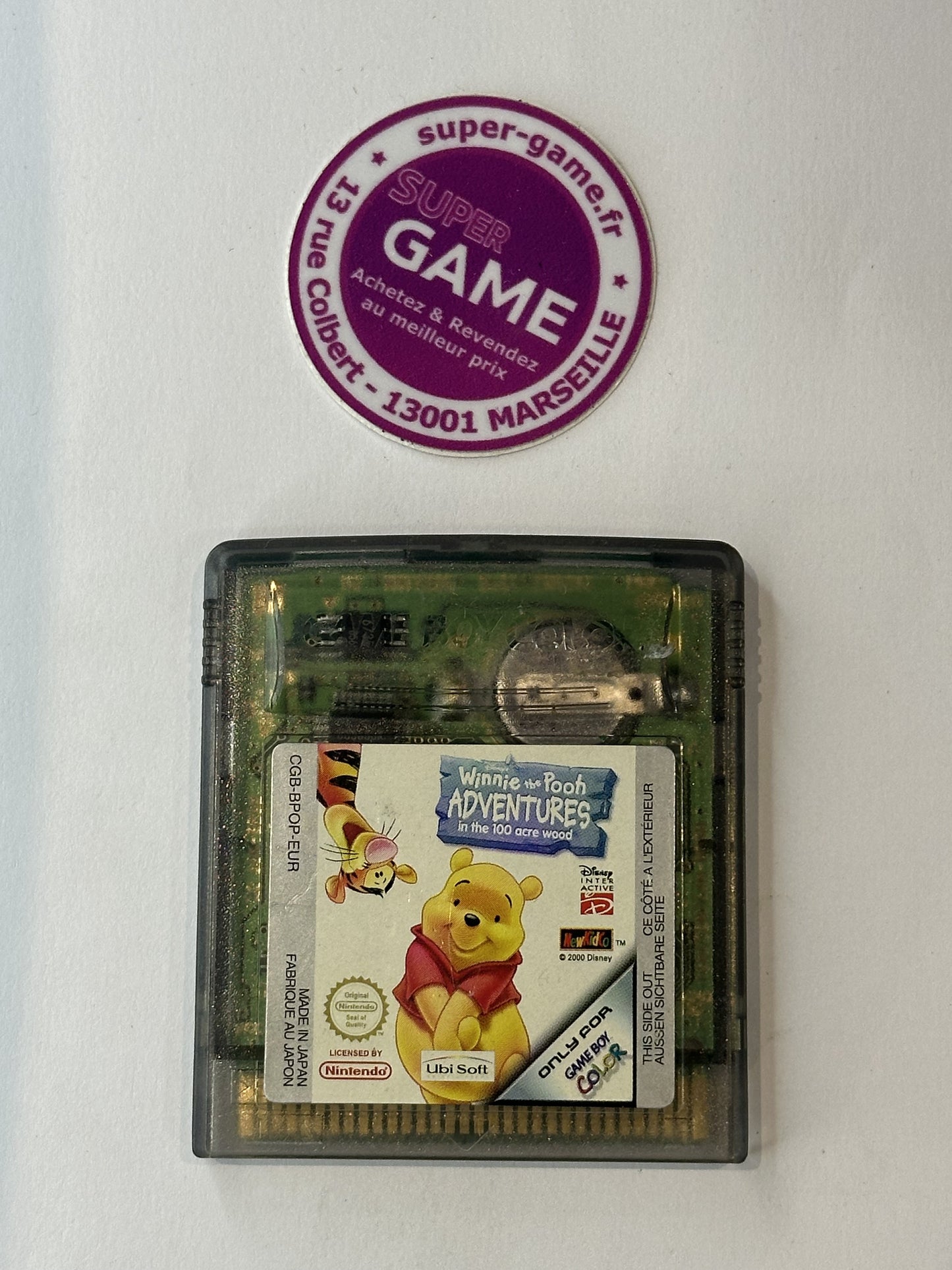 WINNIE THE POOH ADVENTURES IN THE 100 ACRE WOOD - sans boite - GAMEBOY COLOR