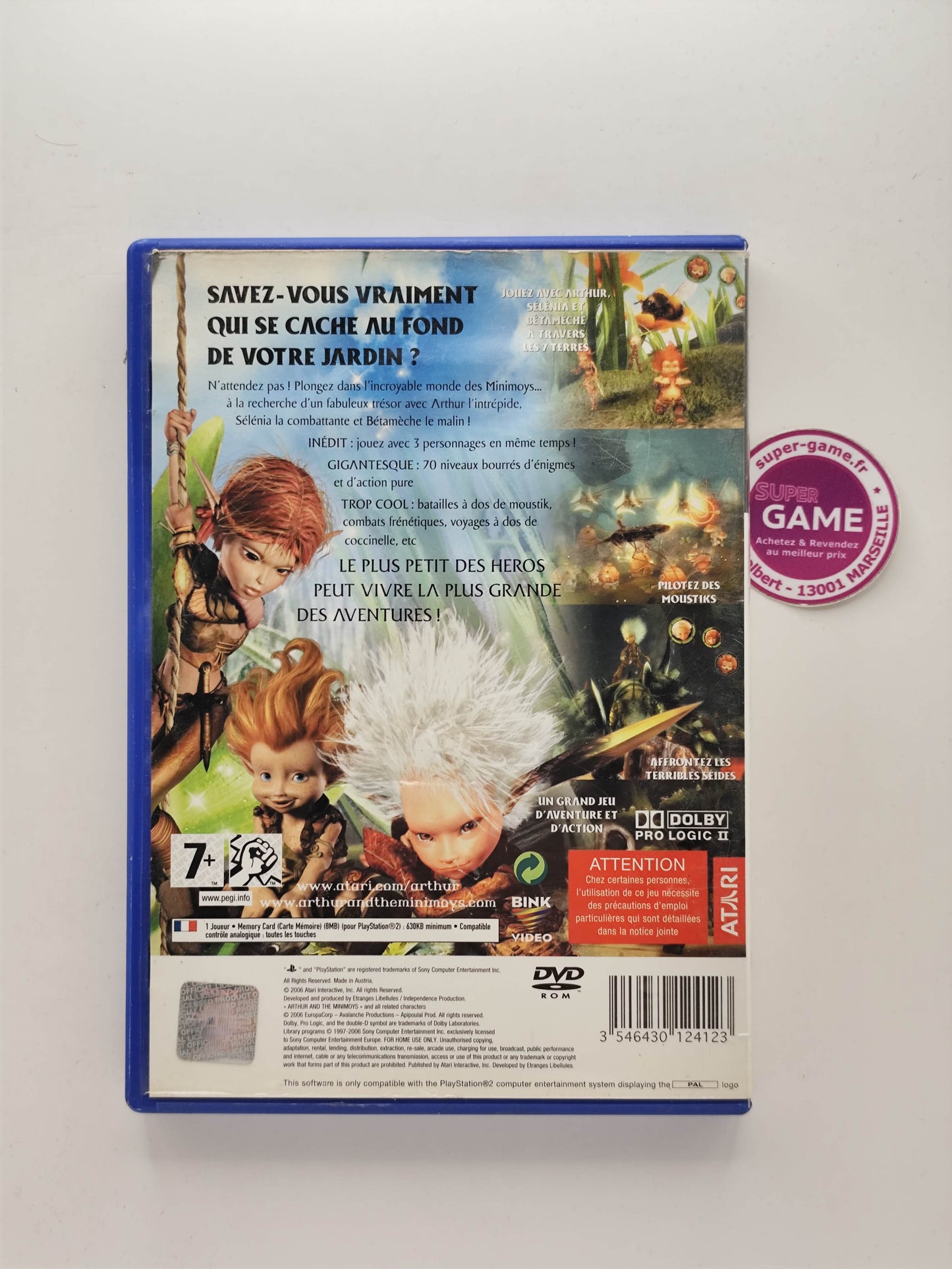 ARTHUR ET LES MINIMOYS - PS2