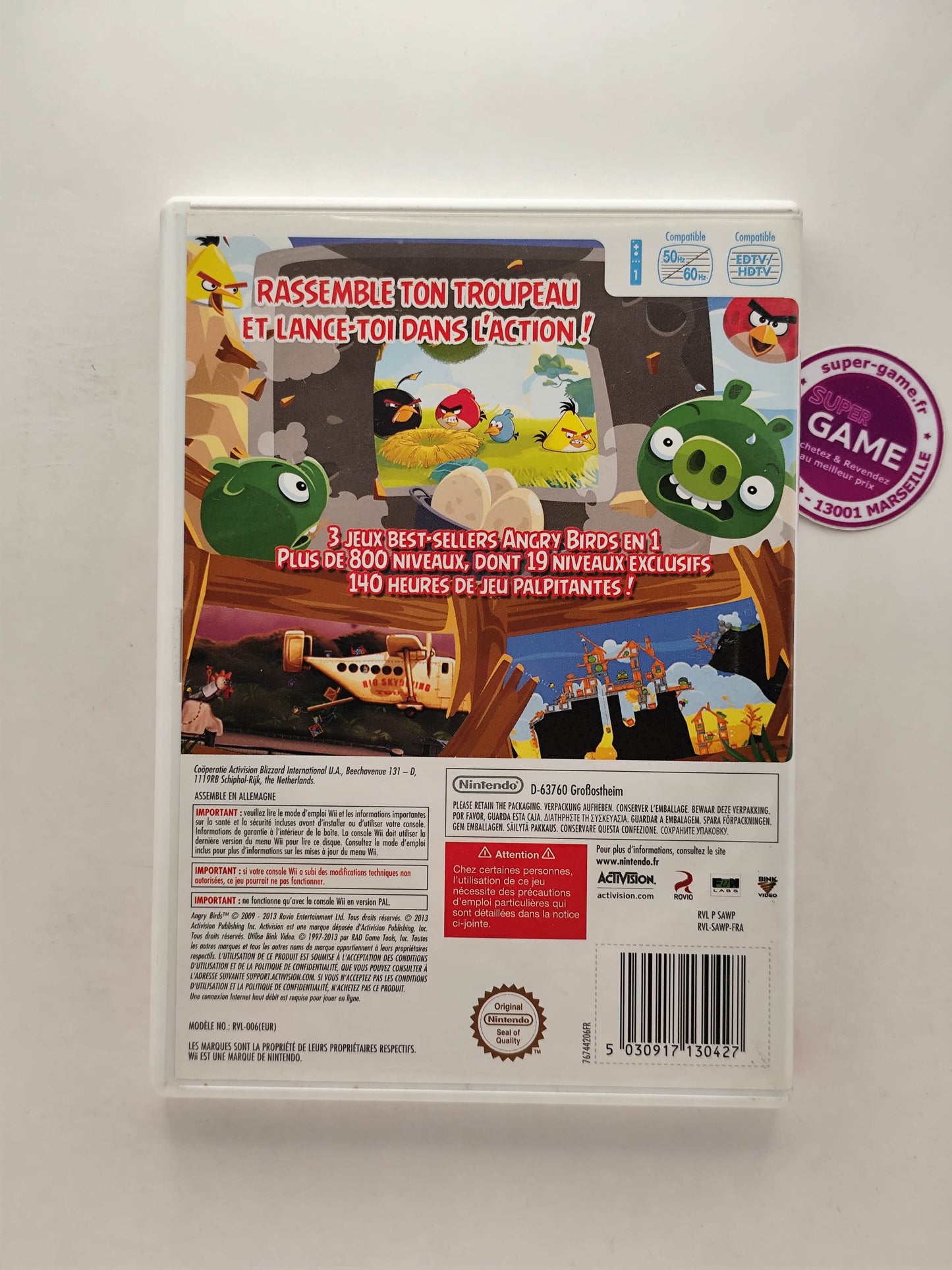 ANGRY BIRDS TRILOGY - Wii