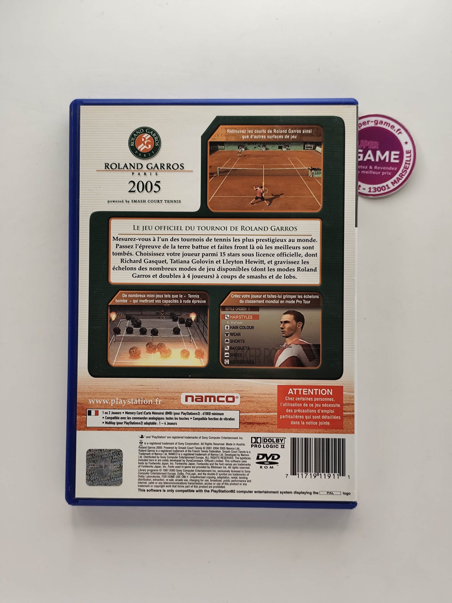 ROLAND GARROS 2005 - PS2
