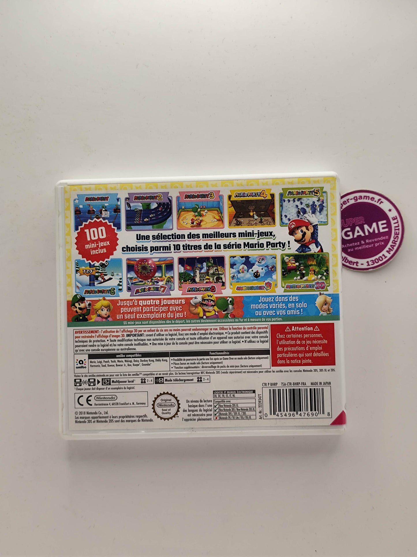 MARIO PARTY THE TOP 100 - 3DS
