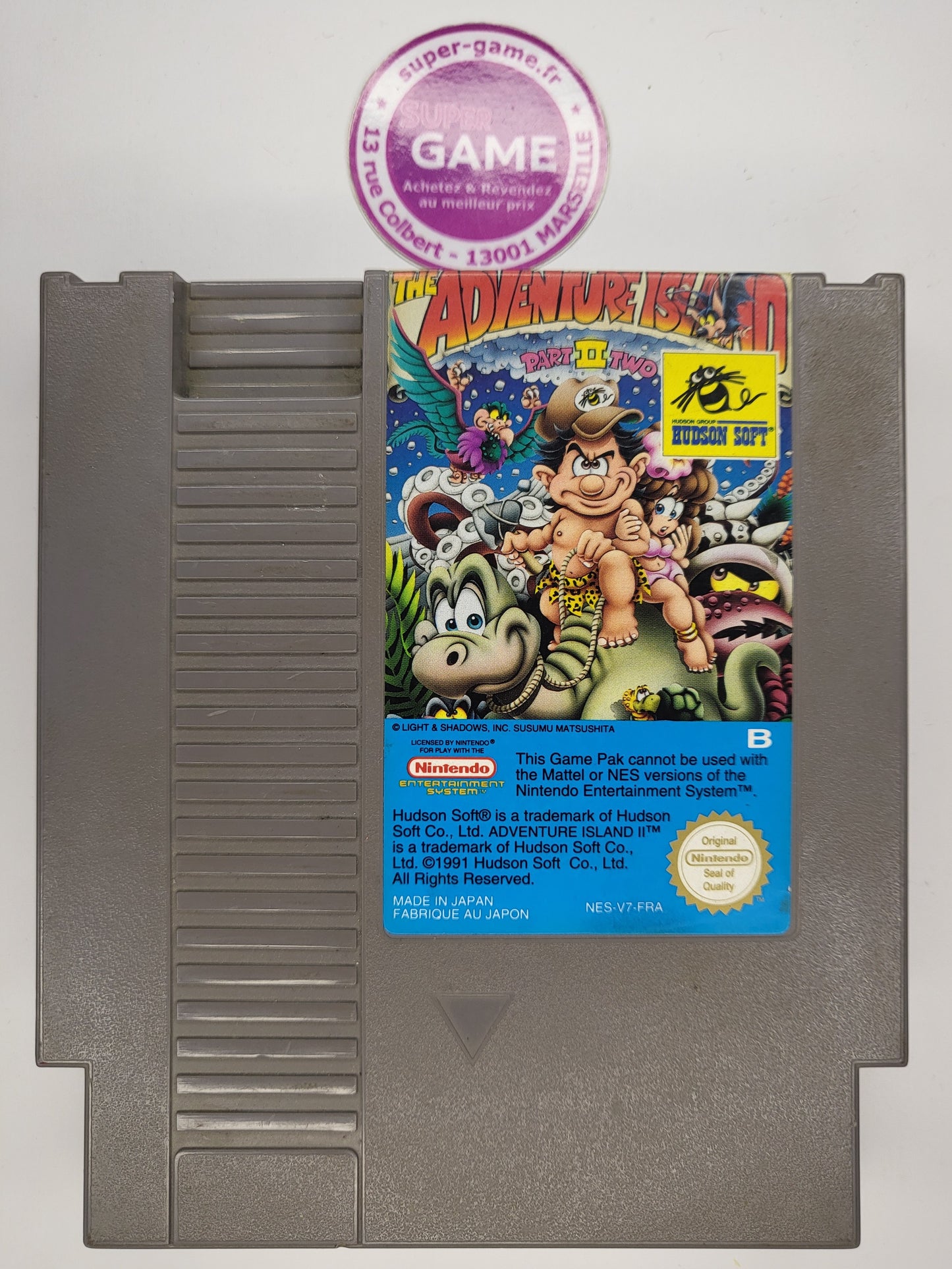 THE ADVENTURE ISLAND PART II - sans boite - NES
