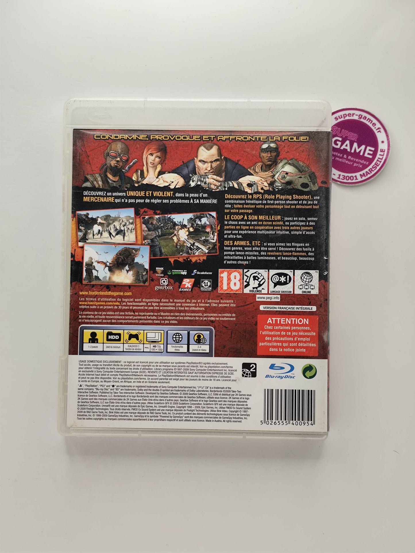BORDERLANDS - PS3