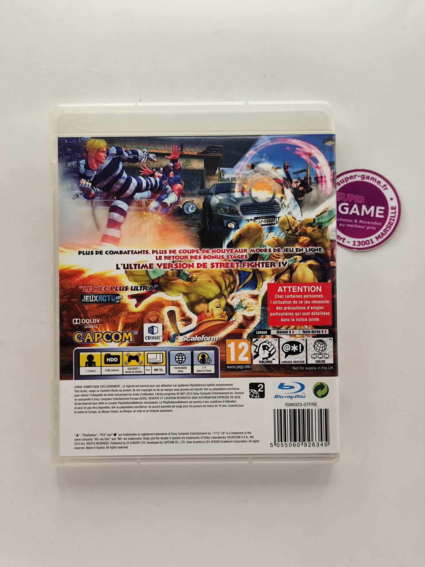SUPER STREET FIGHTER 4 - PS3