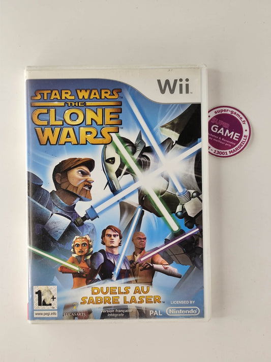 STAR WARS THE CLONE WARS DUELS AU SABRE LASER - Wii