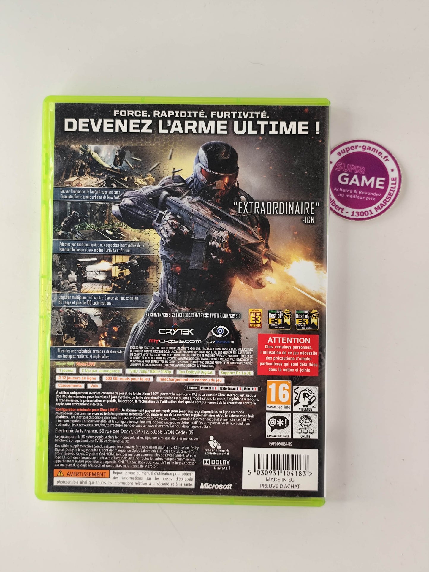 CRYSIS 2 - XBOX360