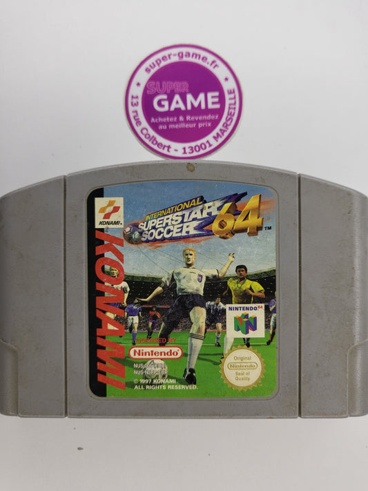 INTERNATIONAL SUPERSTAR SOCCER 64 - sans boite - NINTENDO64