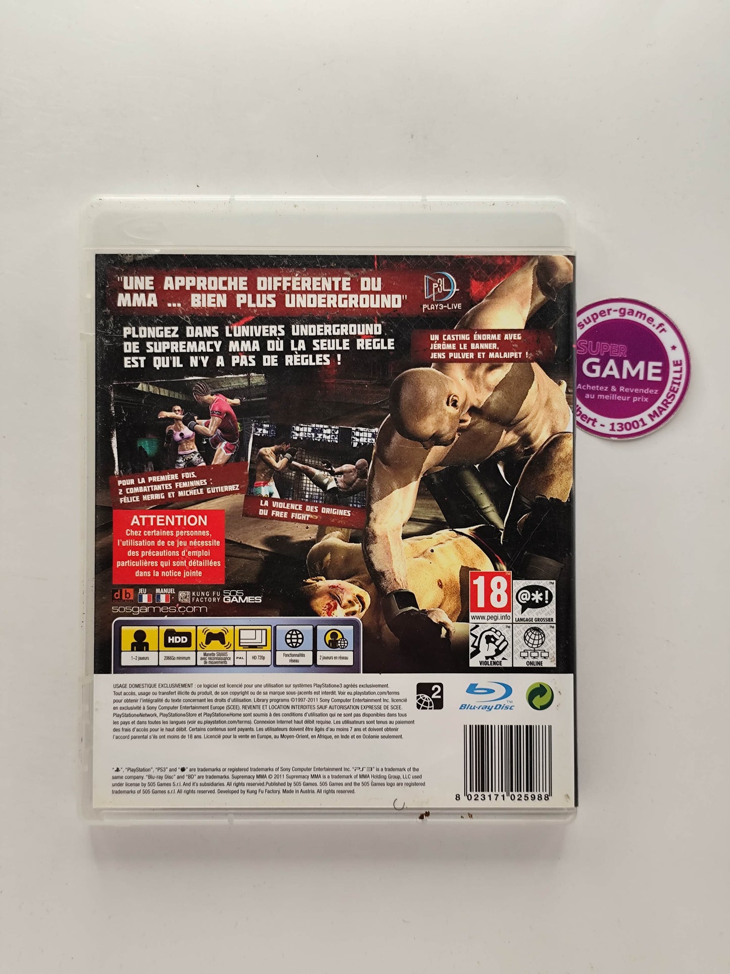 SUPREMACY MMA - PS3