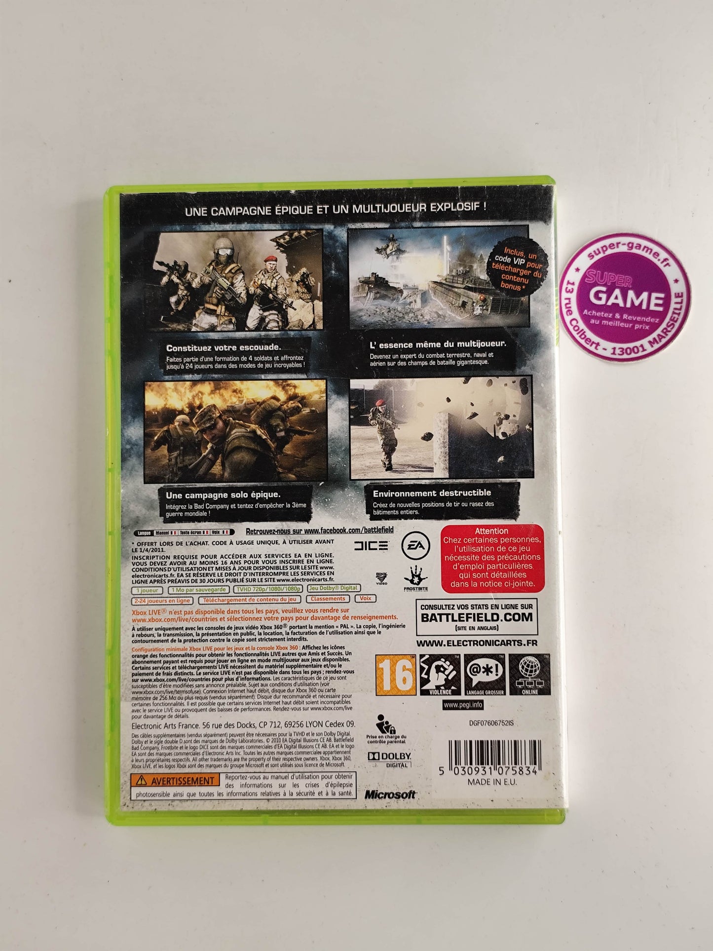 BATTLEFIELD BAD COMPANY 2 - XBOX360