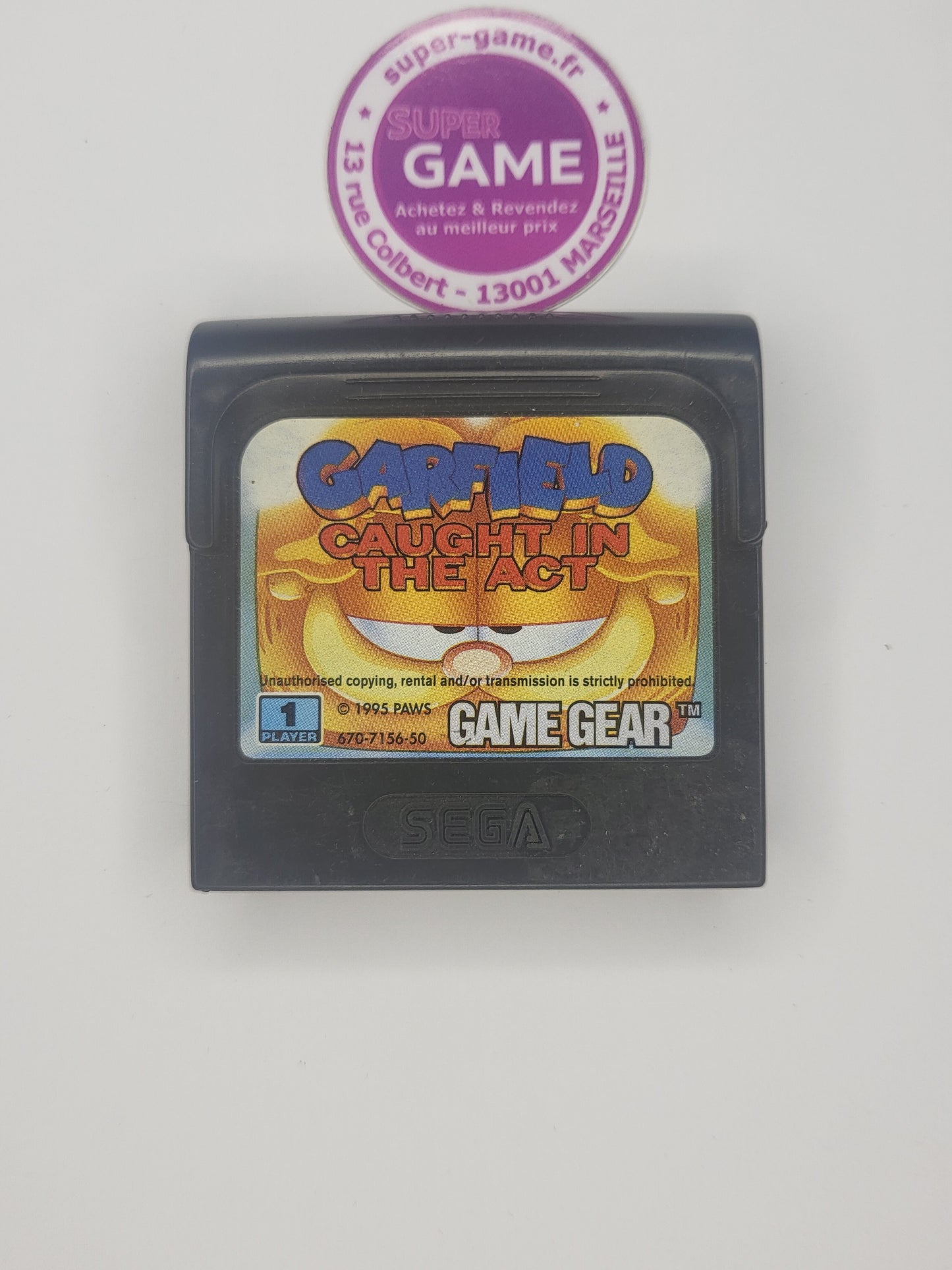 GARFIELD CAUGHT IN THE ACT - sans boite - GAMEGEAR