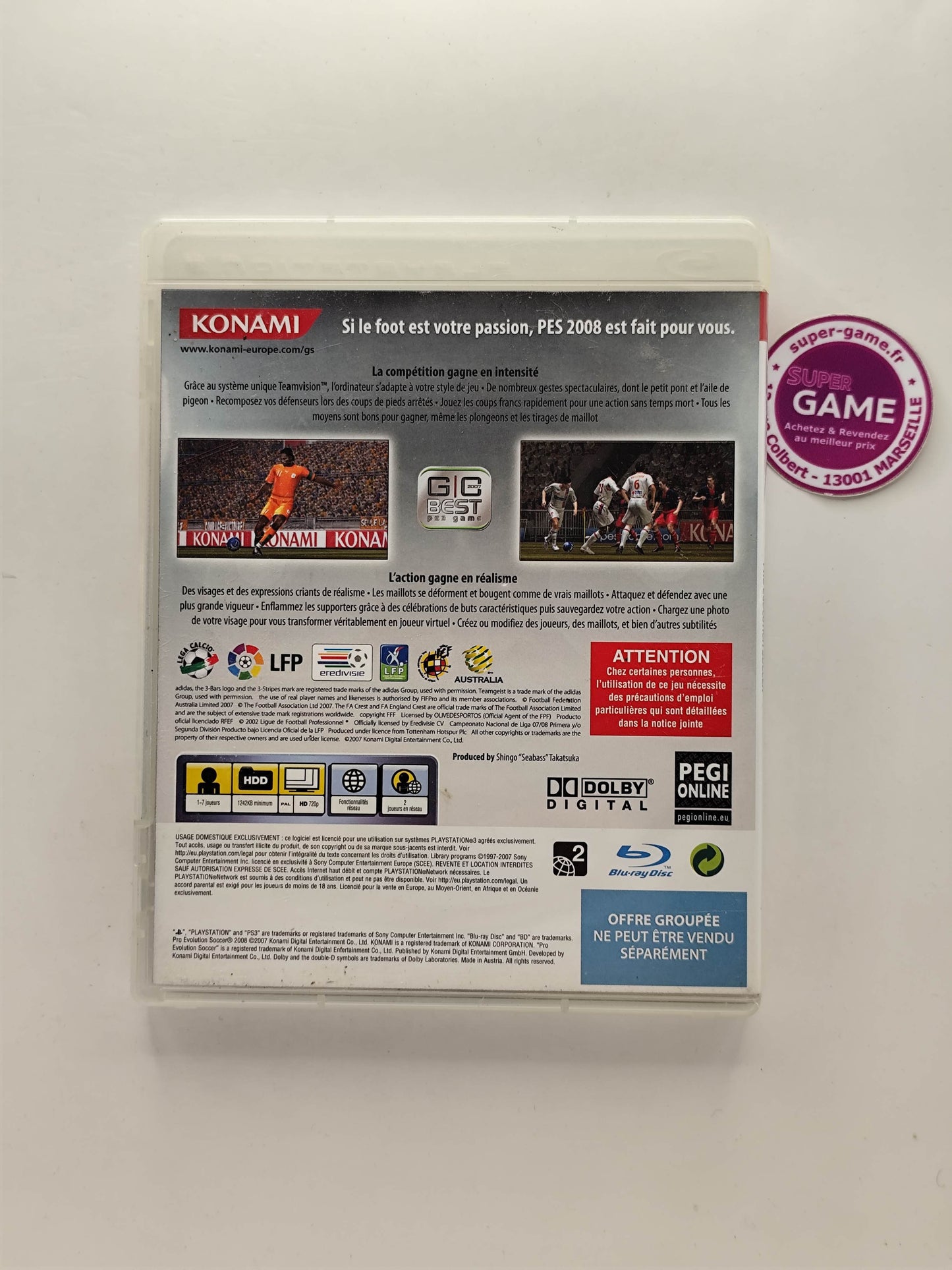 PES 2008 - PS3