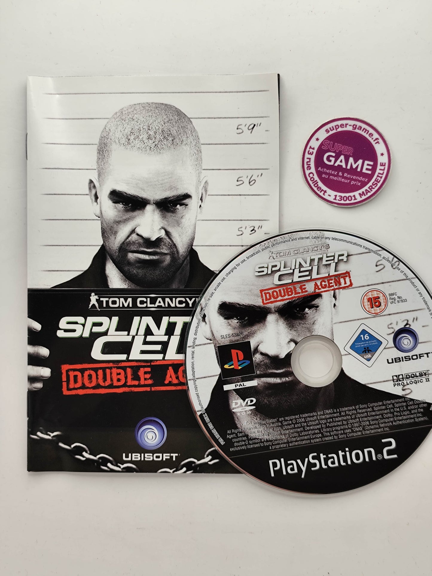 SPLINTER CELL DOUBLE AGENT - PS2