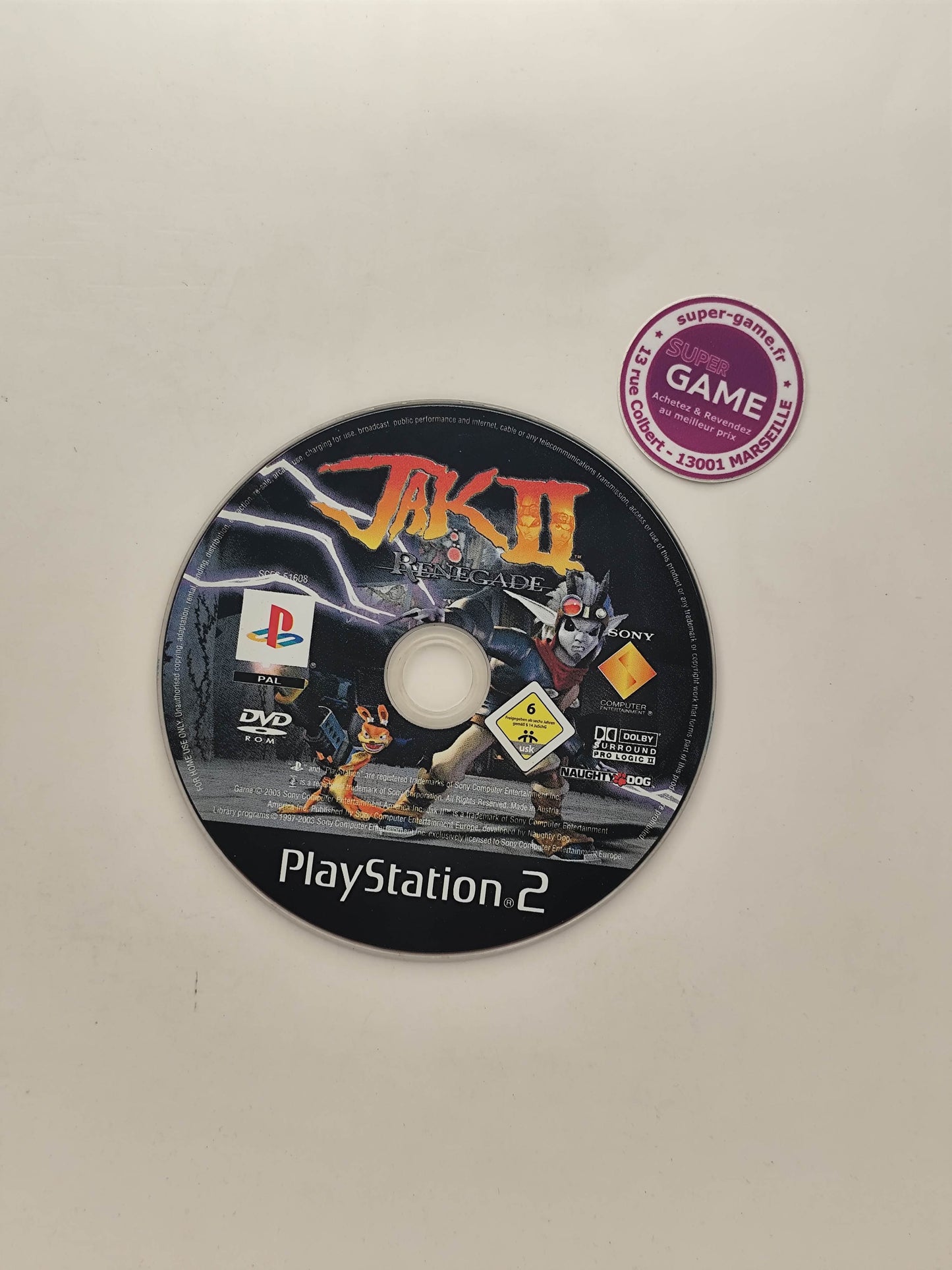 JAK 2 HORS LA LOI - PS2
