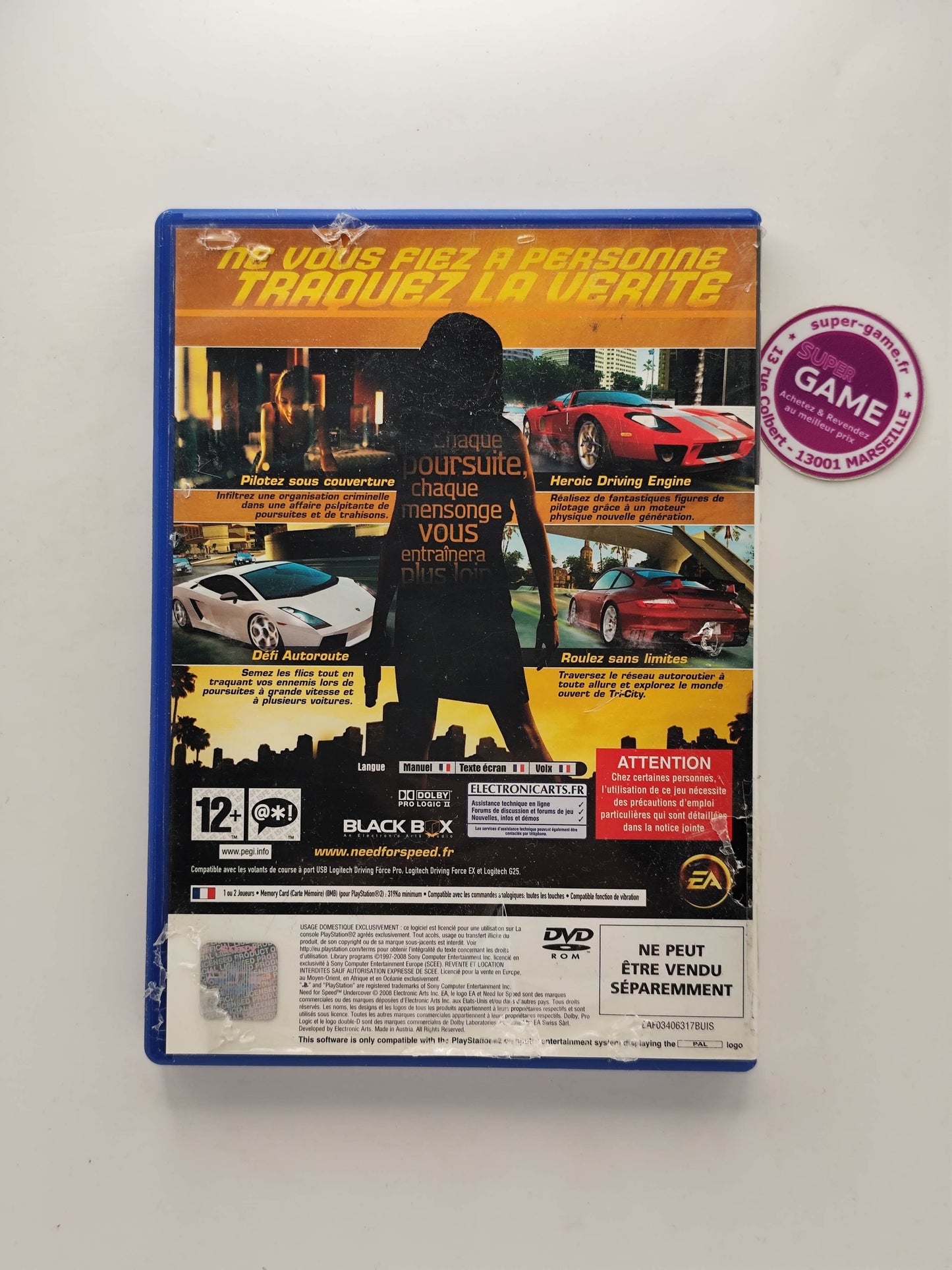 NEED FOR SPEED UNDERCOVER - PS2