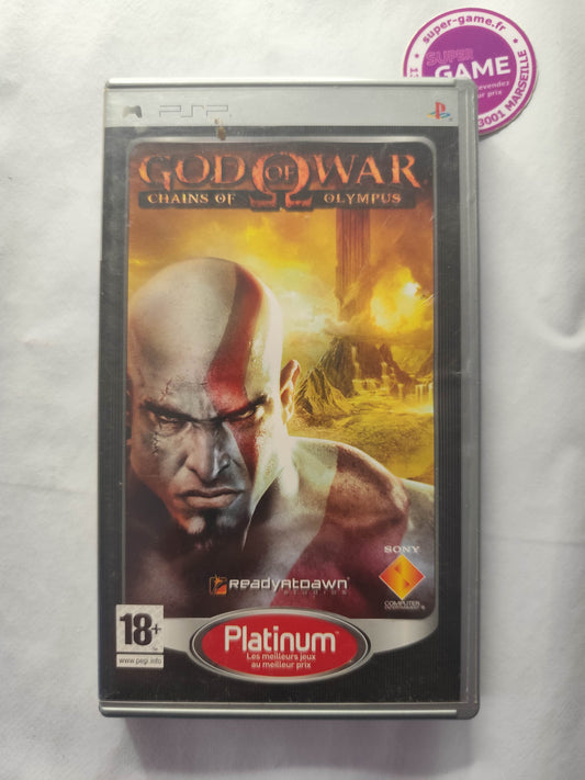 GOD OF WAR CHAINS OF OLYMPUS - Platinum - PSP