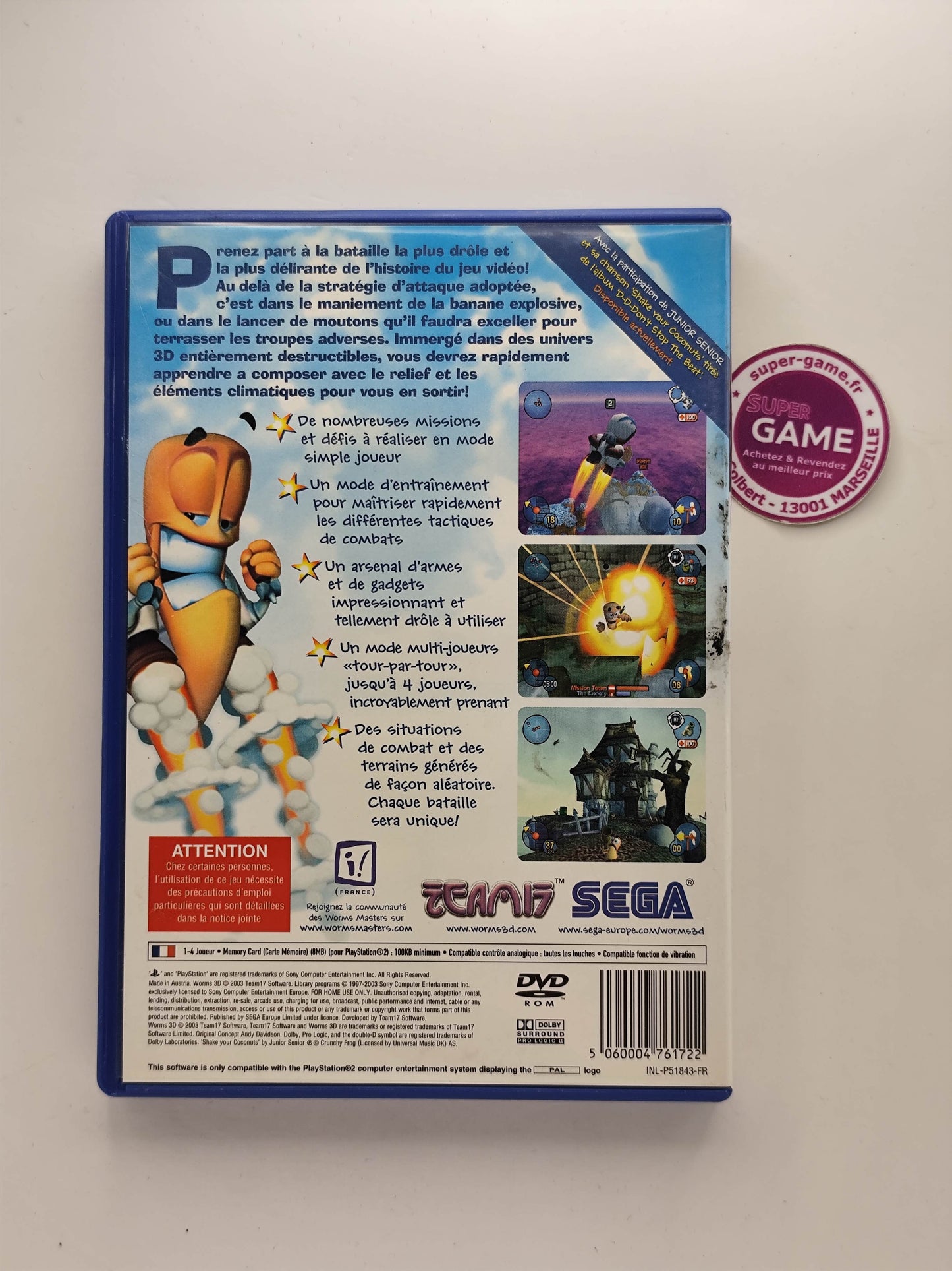 WORMS 3D - PS2