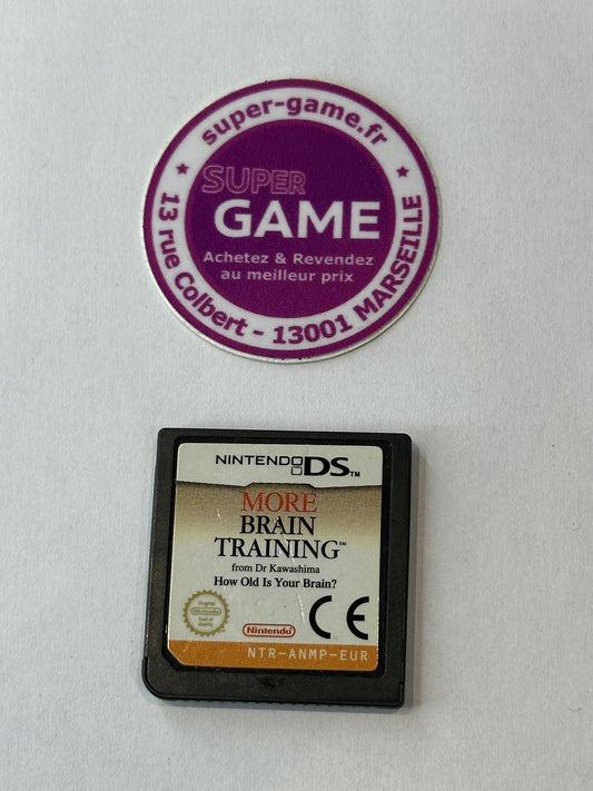 MORE BRAIN TRAINING FROM DR KAWASHIMA HOW OLD IS YOUR BRAIN ? - sans boite - DS