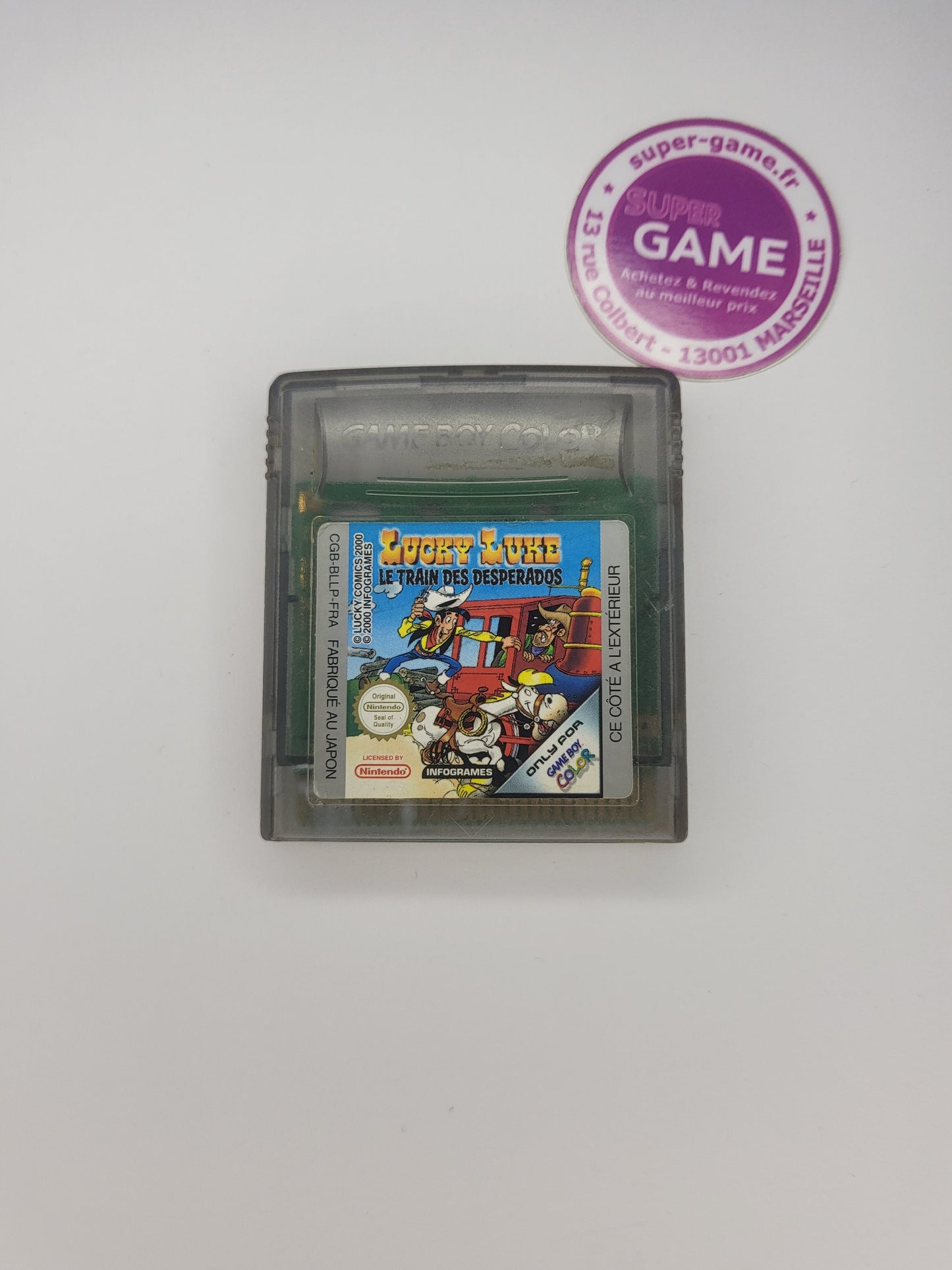 LUCKY LUKE LE TRAIN DES DESPERADOS - sans boite - GAMEBOY COLOR