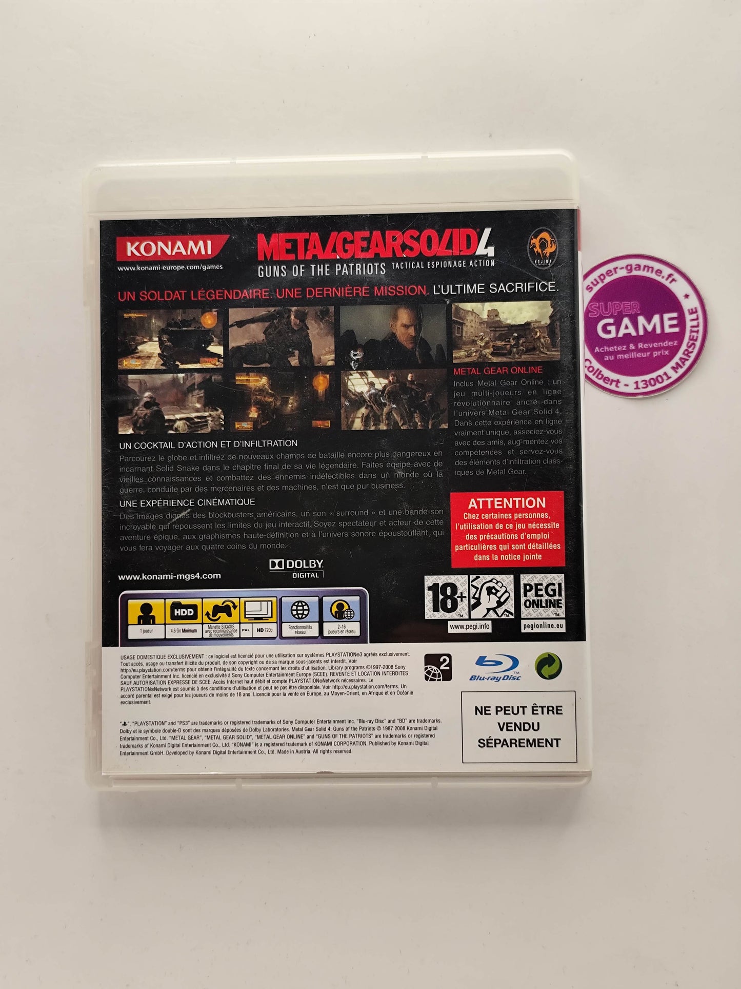 METAL GEAR SOLID 4 GUNS OF PATRIOTS - PS3