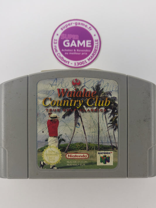 WAIALAE COUNTRY CLUB TRUE GOLF CLASSICS - sans boite - NINTENDO64