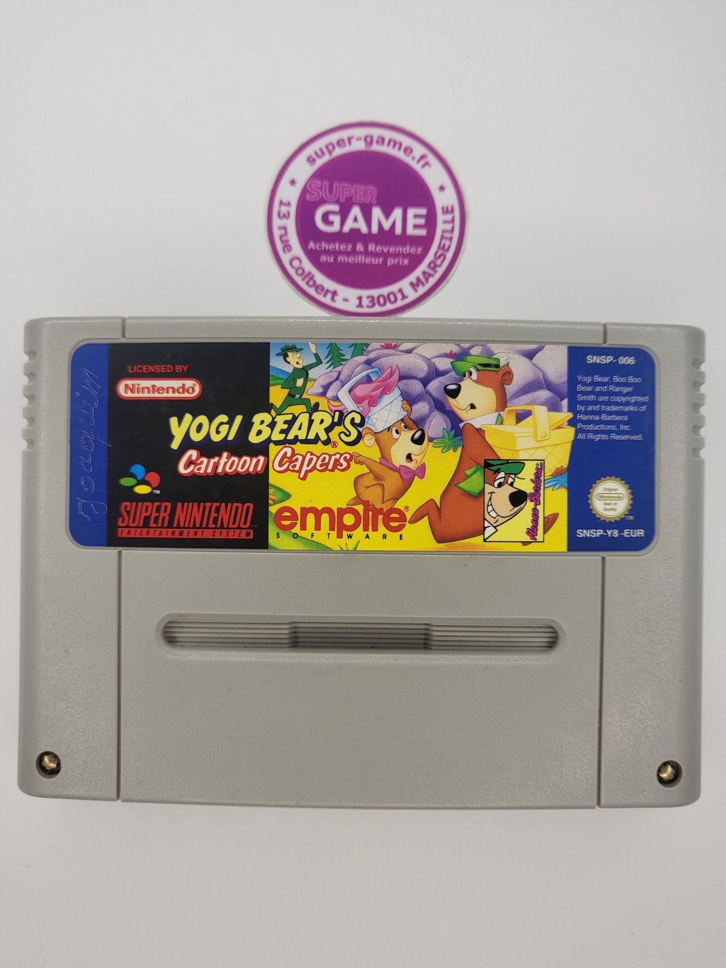 YOGI BEAR'S CARTOON CAPERS - sans boite - SNES