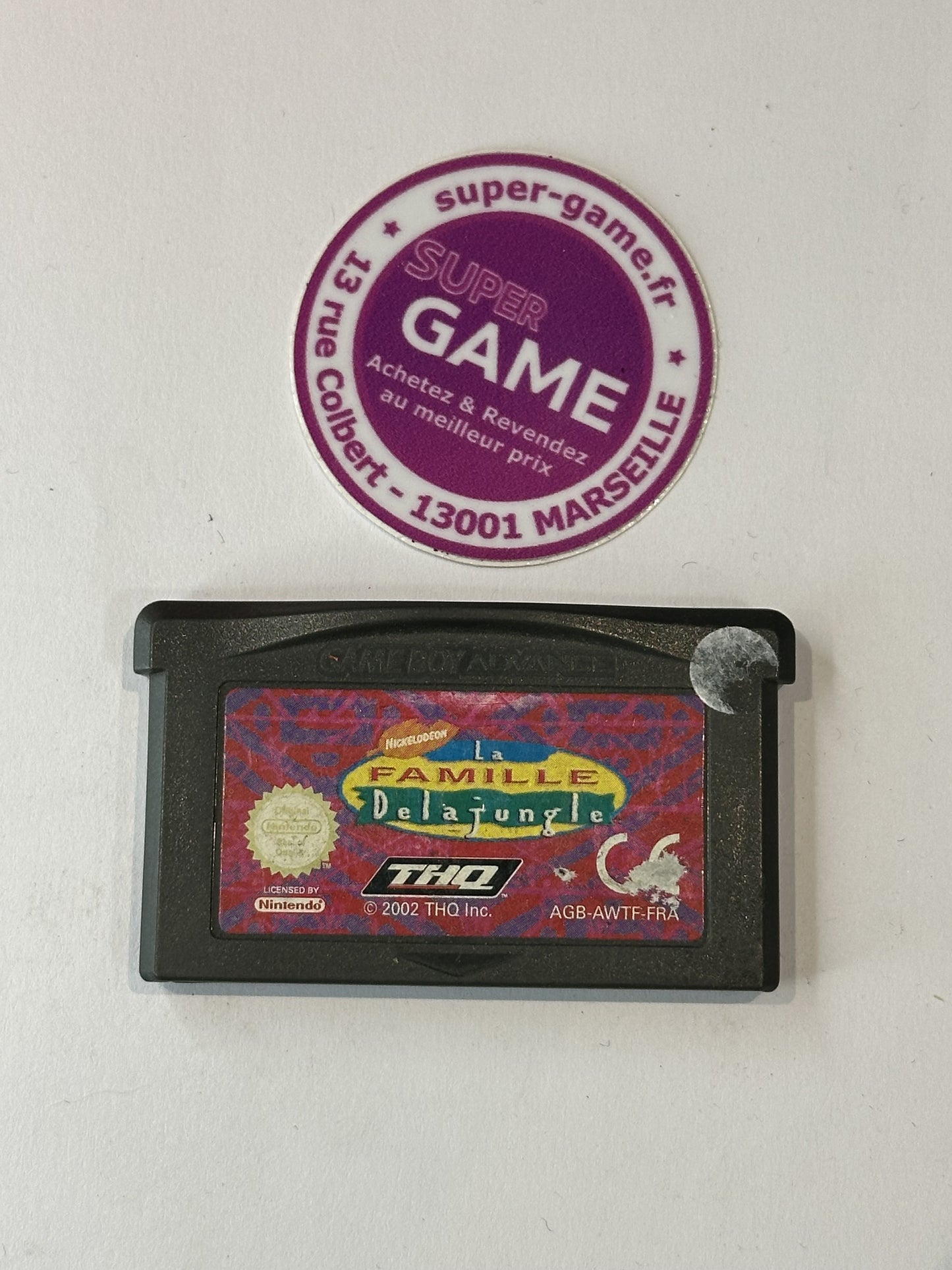 LA FAMILLE DE LA JUNGLE - sans boite - GAMEBOY ADVANCE