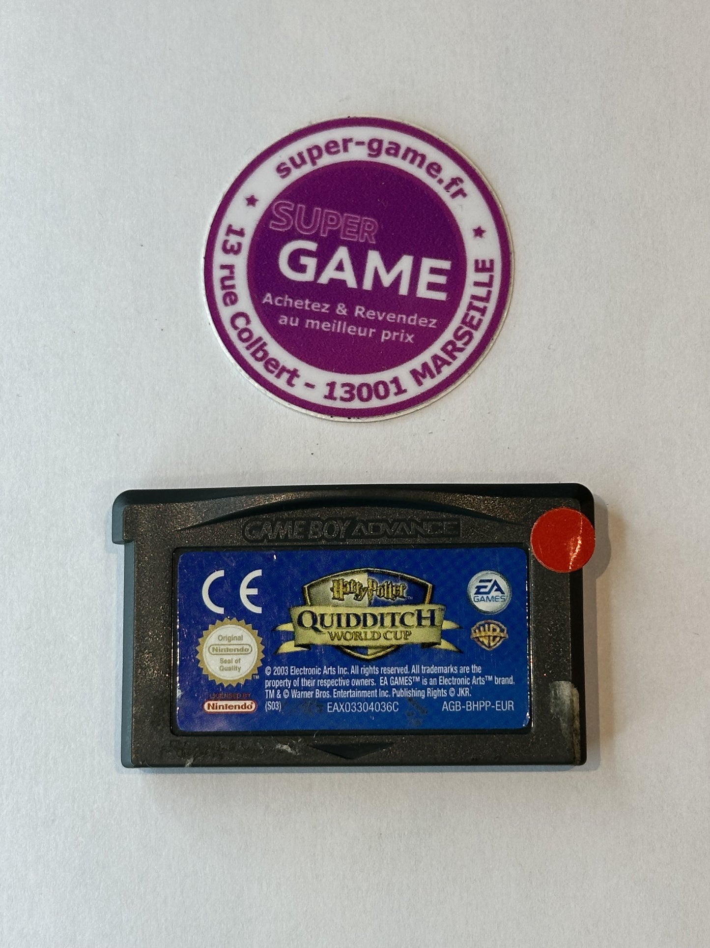 HARRY POTTER QUIDDITCH WORLD CUP - sans boite - GAMEBOY ADVANCE