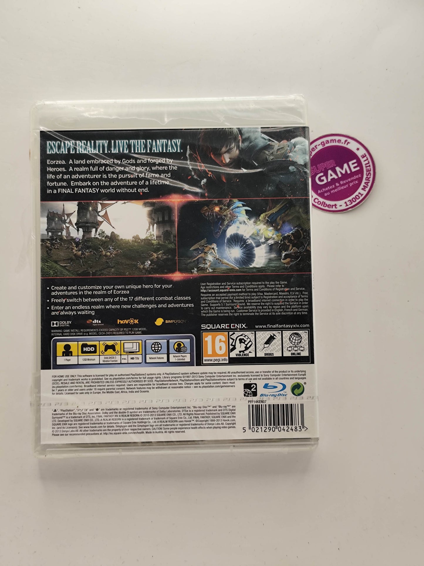 A REALM REBORN (FINAL FANTASY 14) - NEUF - PS3
