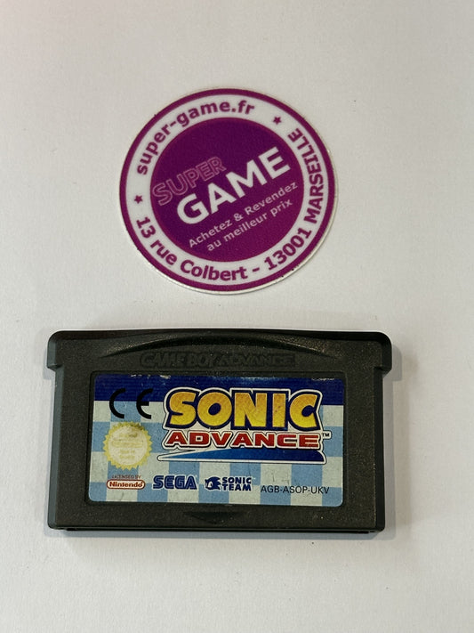 SONIC ADVANCE - sans boite - GAMEBOY ADVANCE