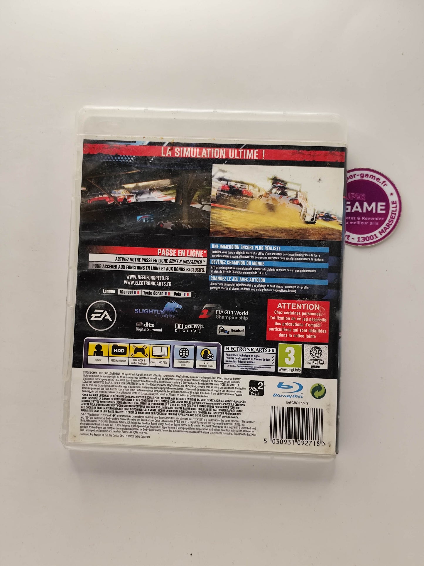 SHIFT 2 UNLEASHED - PS3