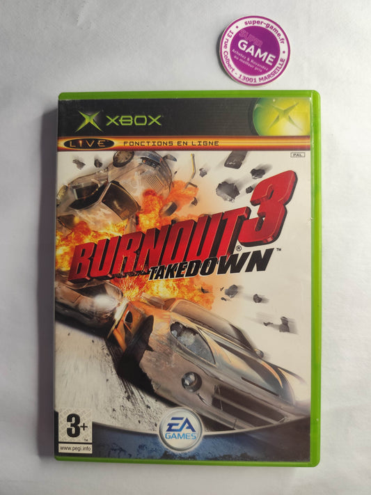BURNOUT 3 TAKEDOWN - XBOX