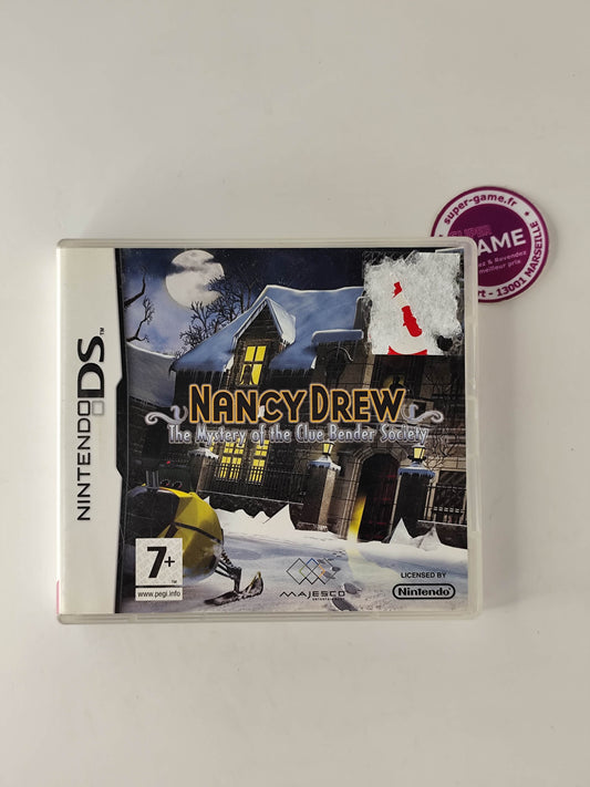 NANCY DREW THE MYSTERY OF THE CLUE BENDER SOCIETY - DS