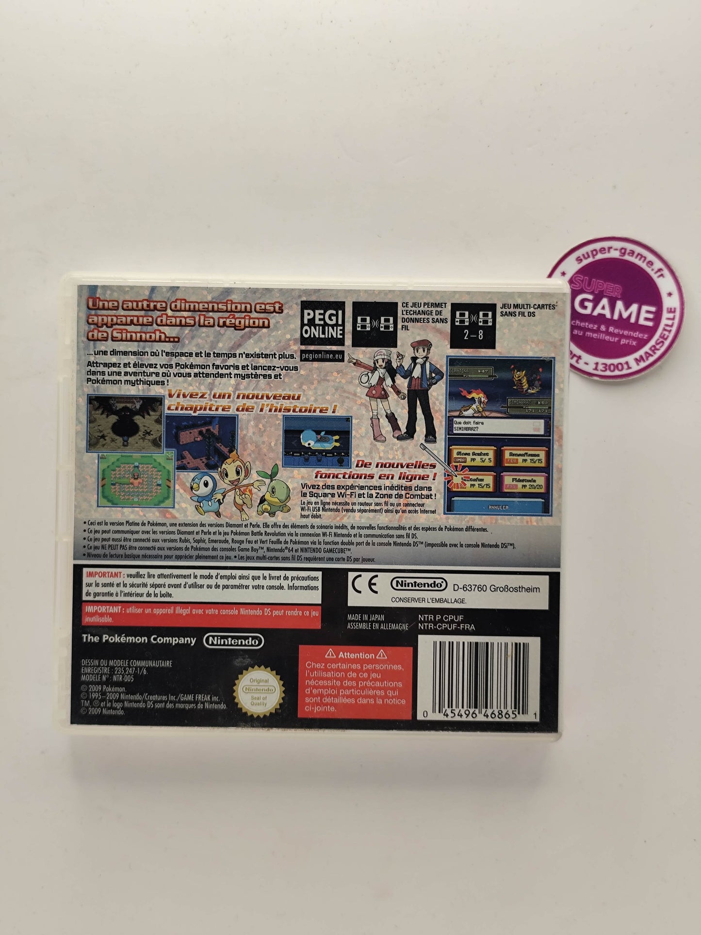 POKEMON VERSION PLATINE - DS