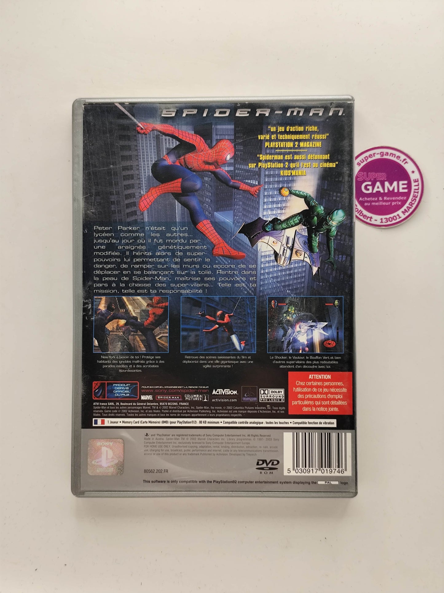 SPIDER-MAN - Platinum - PS2