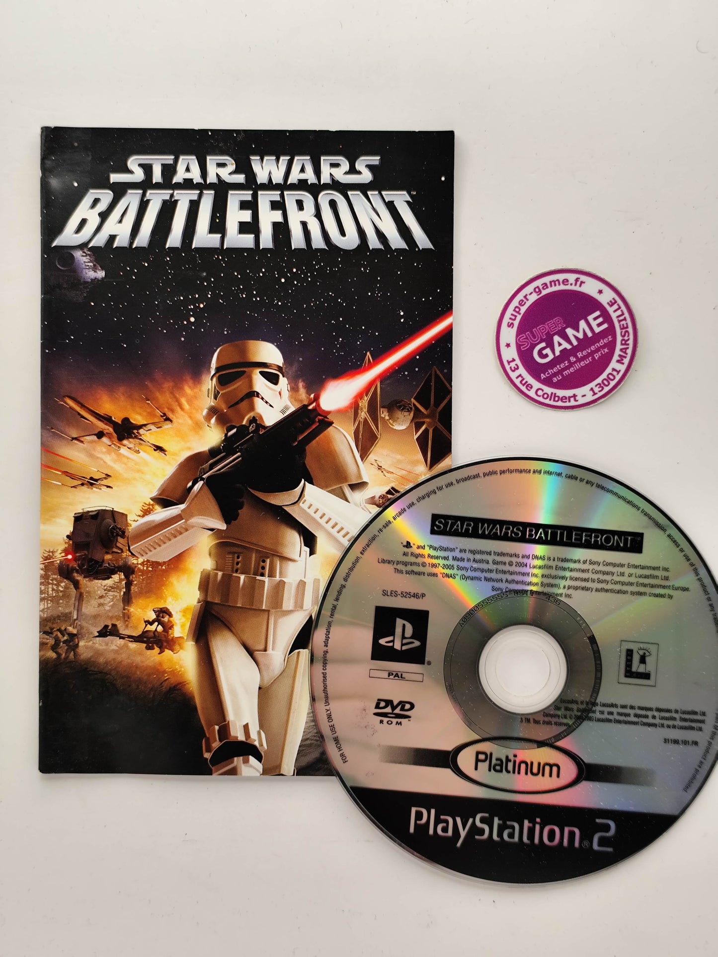 STAR WARS BATTLEFRONT - Platinum - PS2